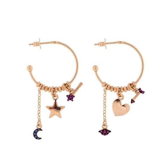 Orecchini Rue des Mille Donna Stardust Double in Argento ORZ-D3 CAS - ORZ-D3 CAS